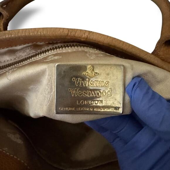 Vivienne Westwood Embossed Leather Handbag - Picture 6 of 6